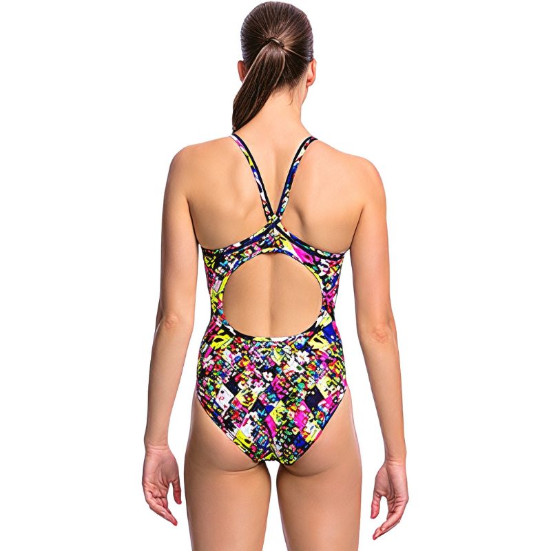 Funkita - Princess Cut - Ladies Diamond Back One Piece