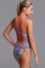 Funkita - Prism Break - Girls Diamond Back One Piece