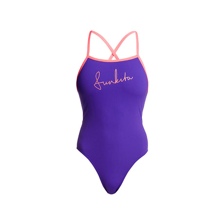 Funkita - Purple Punch - Ladies Tie Me Tight One Piece