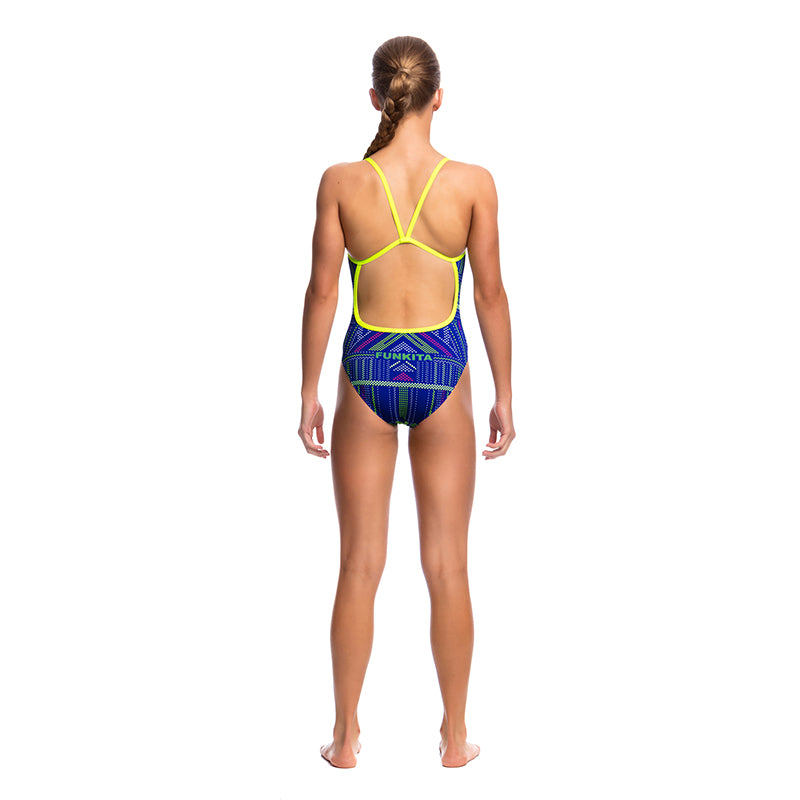 Funkita - Quick Stitch - Girls Single Strap One Piece