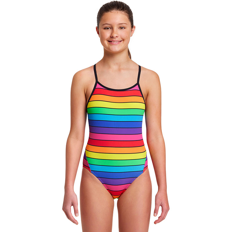 Funkita - Rainbow Racer - Girls Diamond Back One Piece
