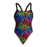 Funkita - Rainbow Web - Ladies Brace Free One Piece