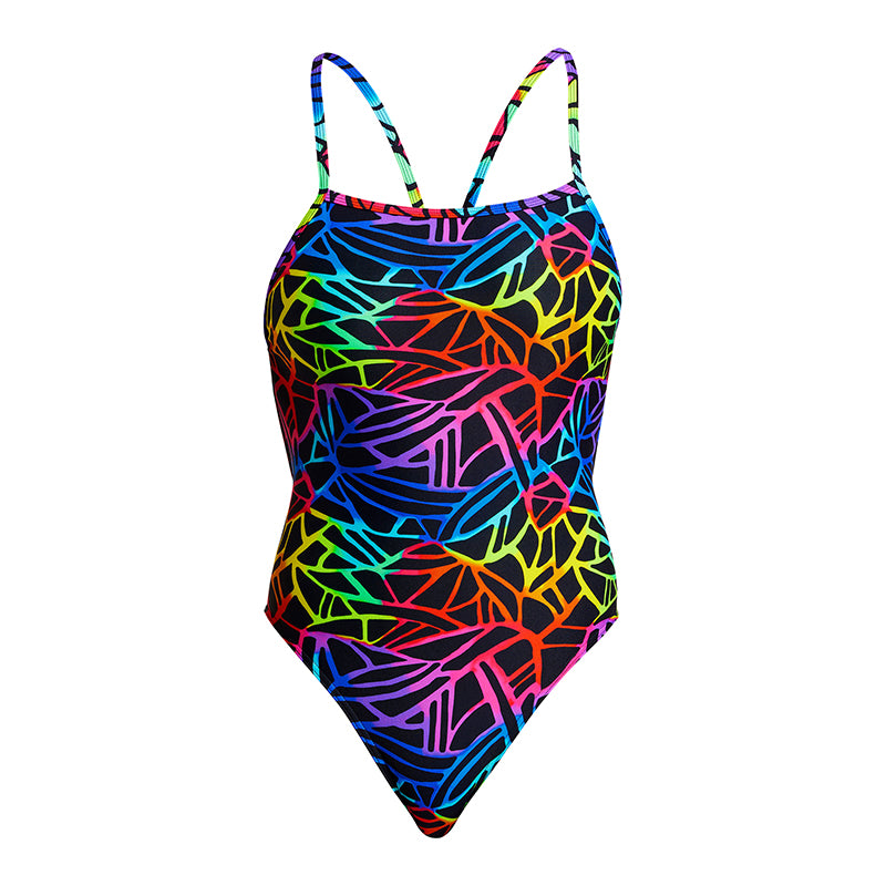 Funkita - Rainbow Web - Ladies Single Strength One Piece