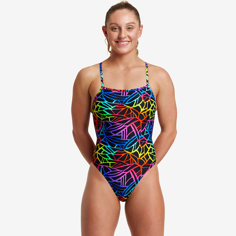 Funkita - Rainbow Web - Ladies Single Strength One Piece