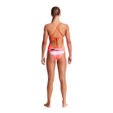 Funkita - Red Centre - Girls Tie Me Tight One Piece