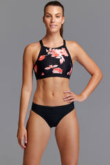 Funkita - Rose Garden - Ladies Hi Light Swim Top