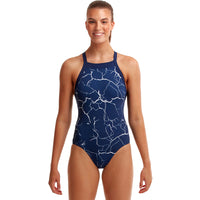Funkita - Silver Lining - Ladies Sky Hi One Piece