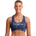 Funkita - Silver Lining - Ladies X Fit Crop Top