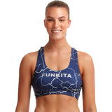 Funkita - Silver Lining - Ladies X Fit Crop Top