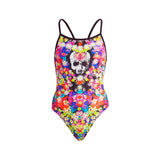 Funkita - Skull Garden - Girls Single Strap One Piece