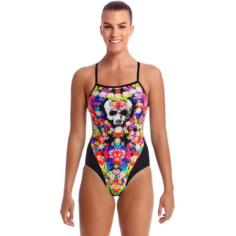 Funkita - Skull Garden - Ladies Single Strap One Piece