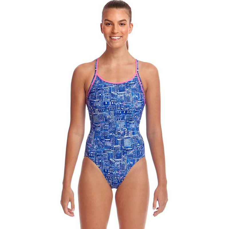 Funkita - Sky City - Ladies Diamond Back One Piece