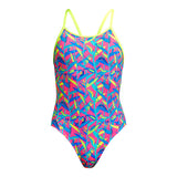 Funkita - Slug Hugs - Girls Eco Diamond Back One Piece