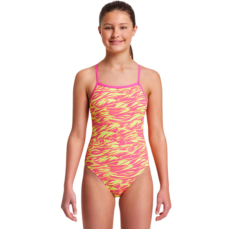 Funkita - Snow Caps - Girls Tie Me Tight One Piece