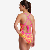 Funkita - Snow Caps - Girls Tie Me Tight One Piece