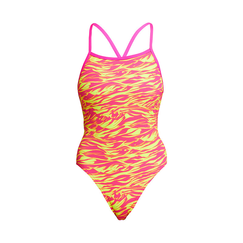 Funkita - Snow Caps - Ladies Tie Me Tight One Piece