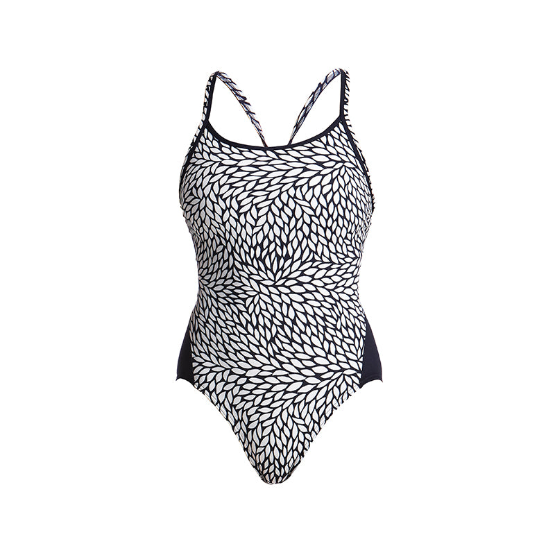 Funkita - Snow Leaf - Ladies Diamond Back One Piece