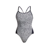 Funkita - Snow Leaf - Ladies Diamond Back One Piece