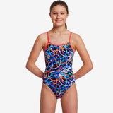 Funkita - Spin Doctor - Girls Diamond Back One Piece