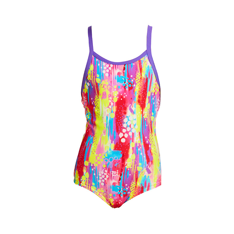 Funkita - Splat Stat - Toddler Girls Printed One Piece