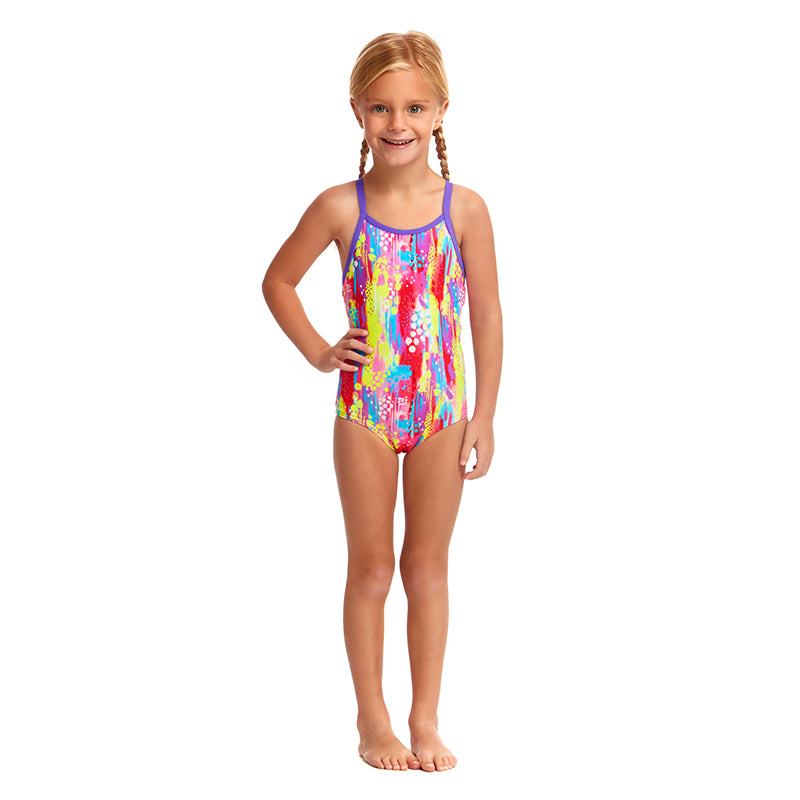 Funkita - Splat Stat - Toddler Girls Printed One Piece