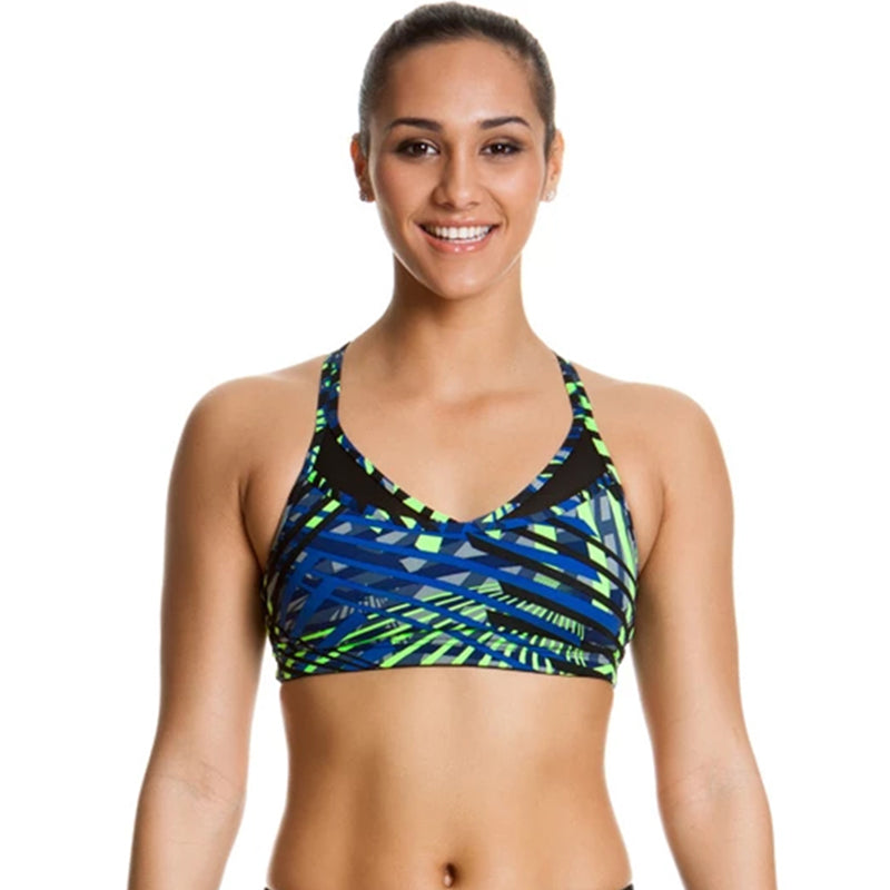 Funkita - Splinter Night - Ladies Strap In Sports Top