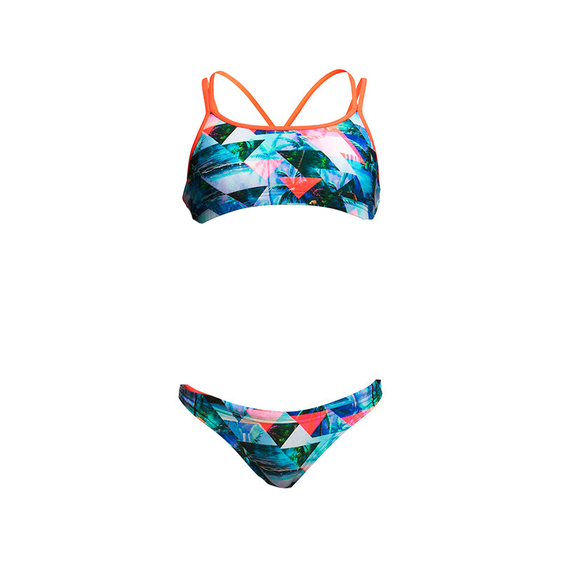 Funkita - Split Scene - Girls Criss Cross Two Piece