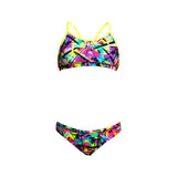 Funkita - Spray On - Girls Racerback Two Piece