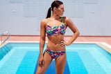 Funkita - Spray On - Ladies Bikini Sports Top