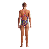 Funkita - Squiggle Piggle - Girls Diamond Back One Piece