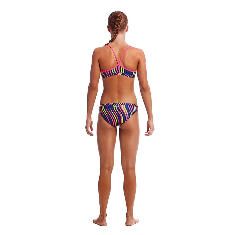 Funkita - Squiggle Piggle - Girls Racerback Two Piece