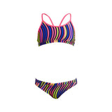 Funkita - Squiggle Piggle - Girls Racerback Two Piece