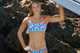 Funkita - Stacked Candy - Ladies Swim Crop Top
