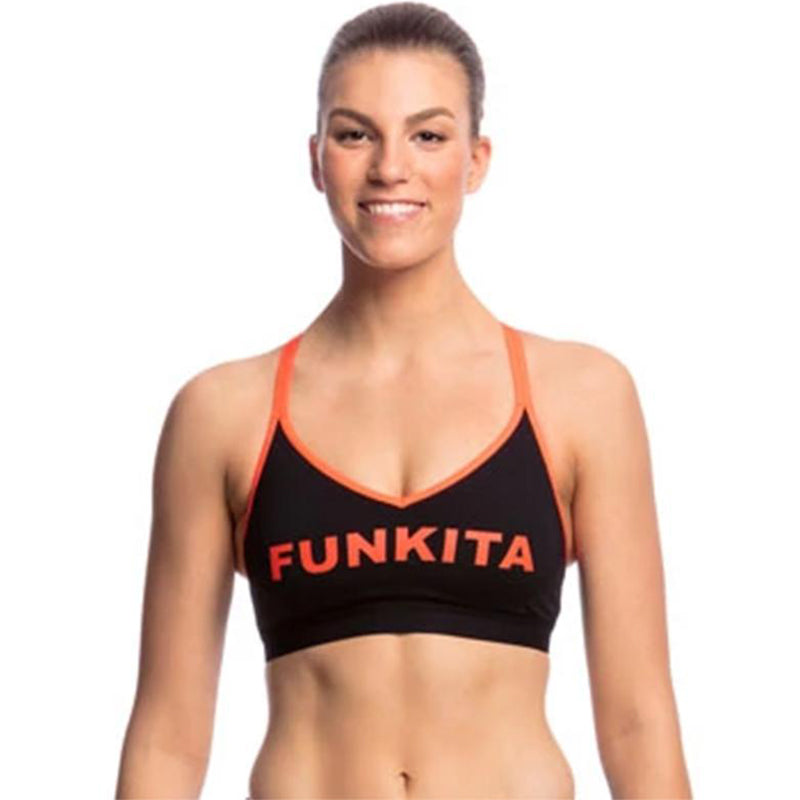 Funkita - Stampd Candy - Ladies Bondage Active Crop Top