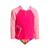 Funkita - Stare Bare - Toddler Girls Zippy Rash Vest