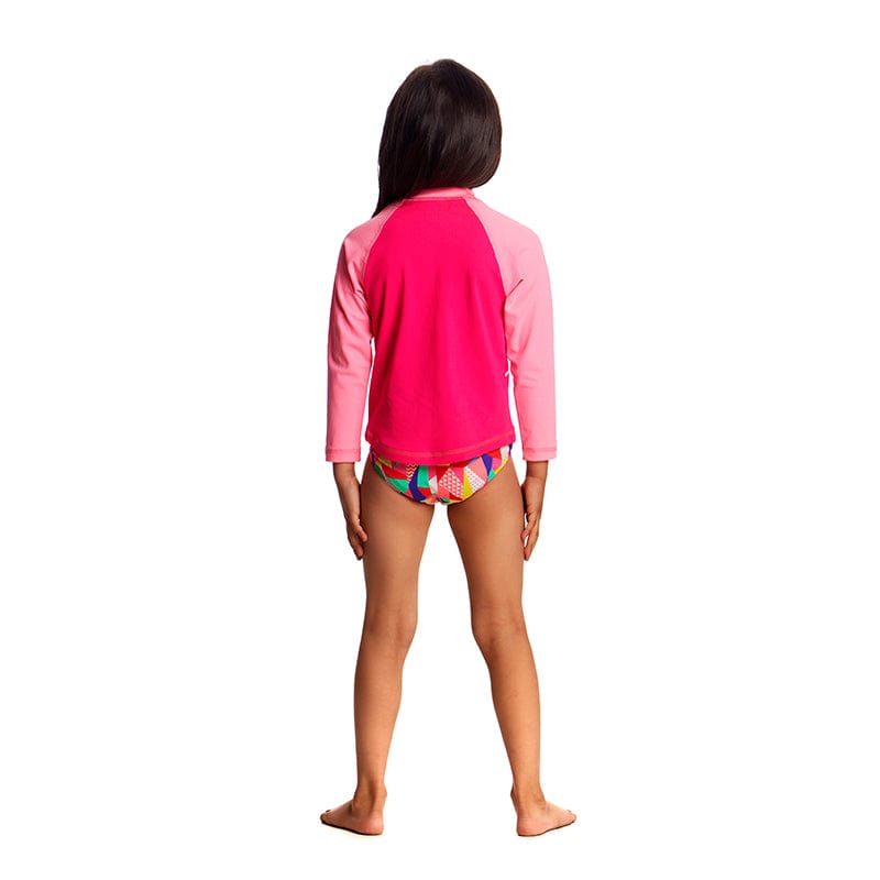 Funkita - Stare Bare - Toddler Girls Zippy Rash Vest