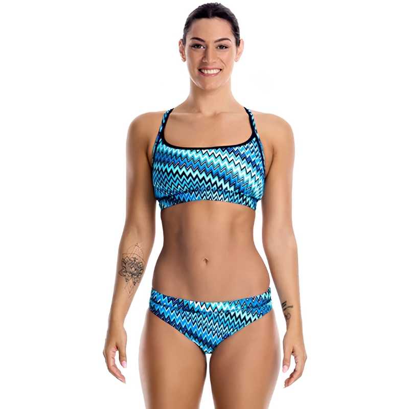 Funkita - Static Blur - Ladies Bikini Sports Brief