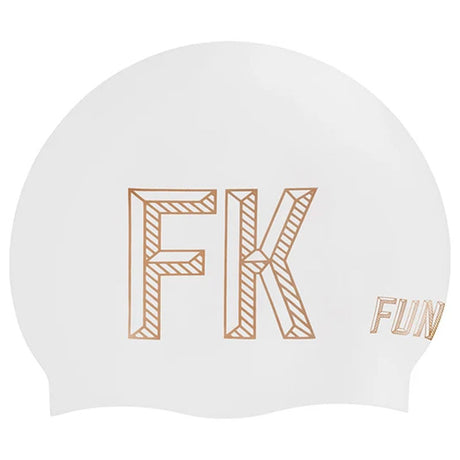Funkita - Stencilled White Seamless Swim Cap