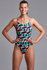 Funkita - Step Up - Ladies Diamond Back One Piece