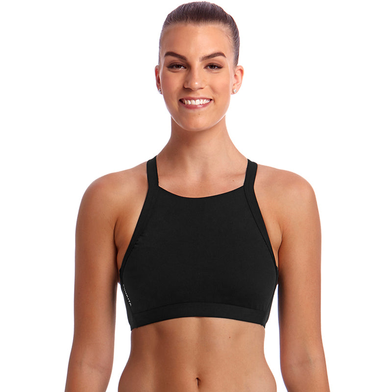 Funkita - Still Black - Ladies Hi Light Swim Top