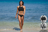Funkita - Still Black - Ladies Hi Light Swim Top