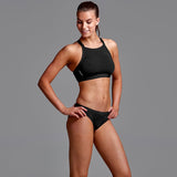 Funkita - Still Black - Ladies Hi Light Swim Top