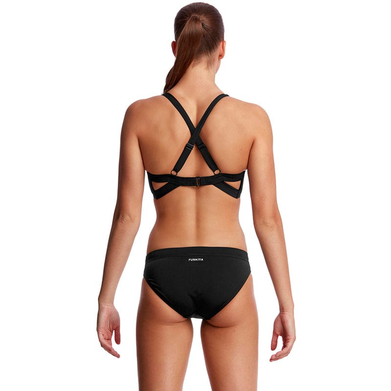 Funkita - Still Black - Ladies Hold Steady Crop Top