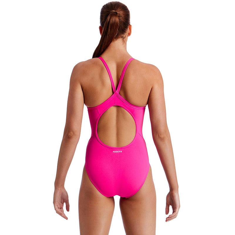 Funkita - Still Pink - Ladies Diamond Back One Piece
