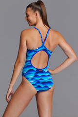 Funkita - Storm Buoy - Ladies Eco Diamond Back One Piece