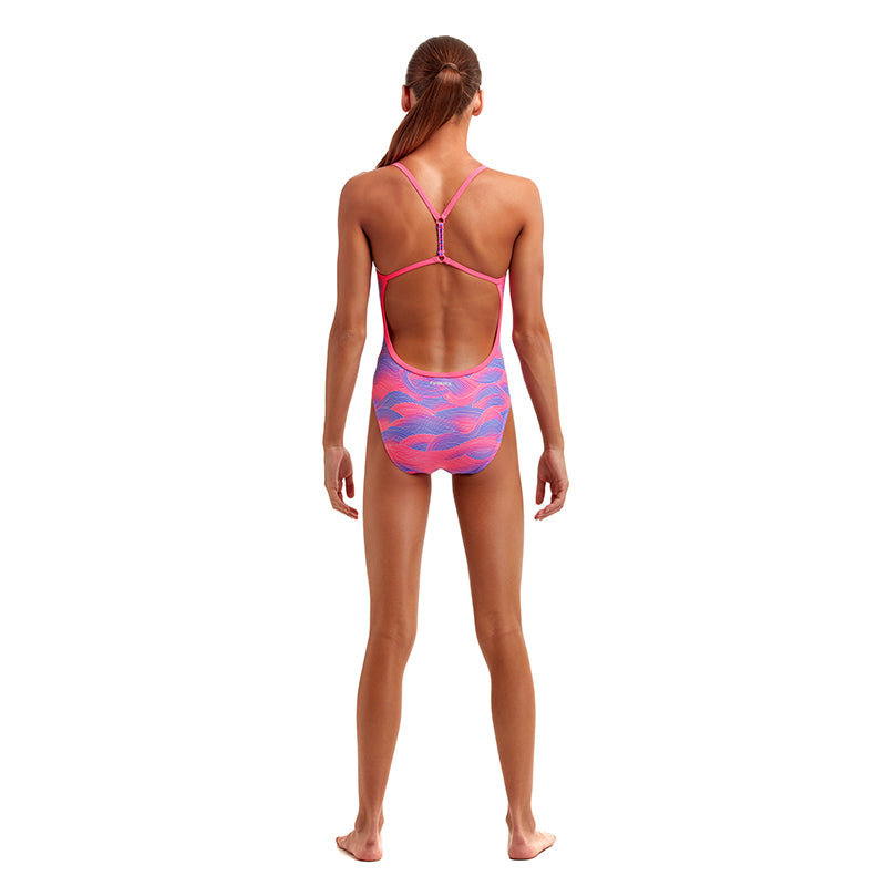 Funkita - Sunset Swirl - Girls Twisted One Piece