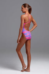 Funkita - Sunset Swirl - Girls Twisted One Piece