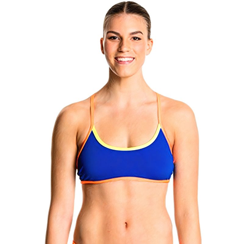 Funkita - Surf Sunset - Ladies Tie Down Bikini Top
