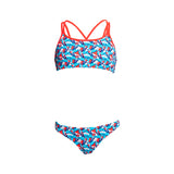Funkita - Swallowed Up - Girls Criss Cross Two Piece