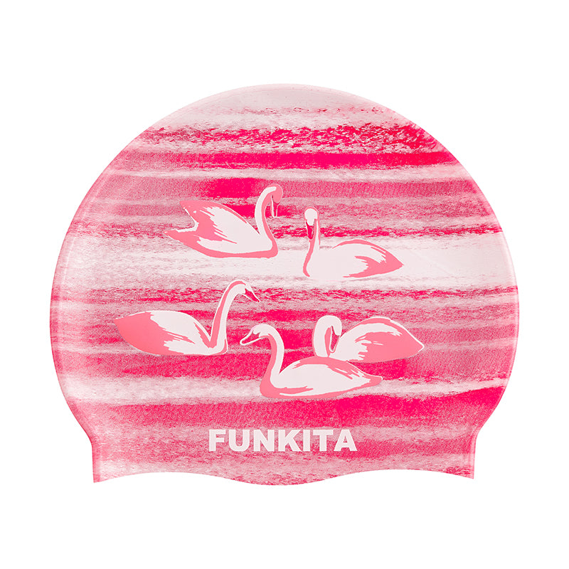 Funkita - Swan Lake Silicone Swimming Cap